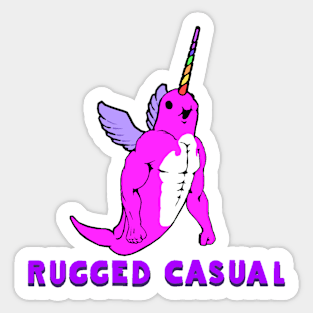 Rugged Casual Sticker